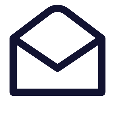 Mail Open, Animated Icon, Outline