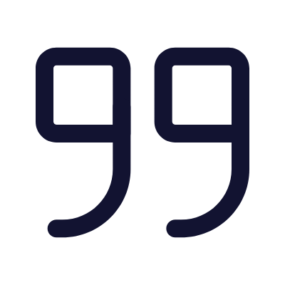 Quotation Mark, Animated Icon, Outline