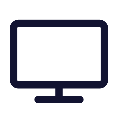 Desktop Alt, Animated Icon, Outline