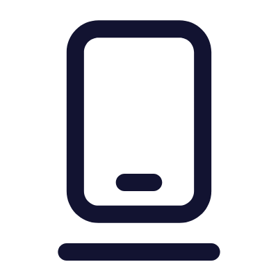 Smartphone Dock, Animated Icon, Outline