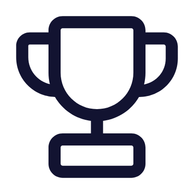 Trophy, Animated Icon, Outline