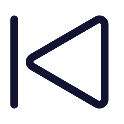 Skip Back, Animated Icon, Outline