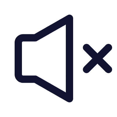 Volume Mute, Animated Icon, Outline