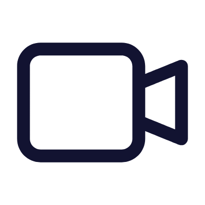 Video Camera, Animated Icon, Outline