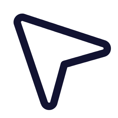 Cursor Simple, Animated Icon, Outline