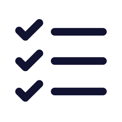Check List, Animated Icon, Outline