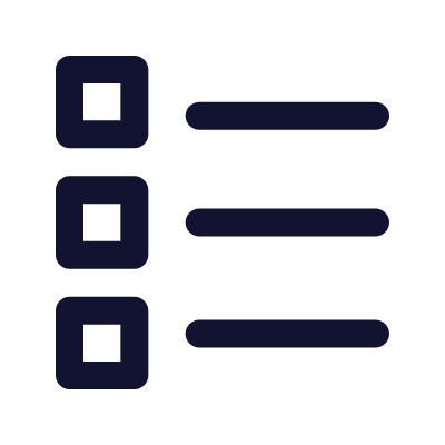 Checkbox List, Animated Icon, Outline