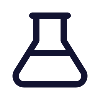 Flask, Animated Icon, Outline