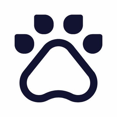 Pet Print, Animated Icon, Outline