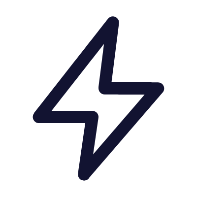 Bolt, Animated Icon, Outline