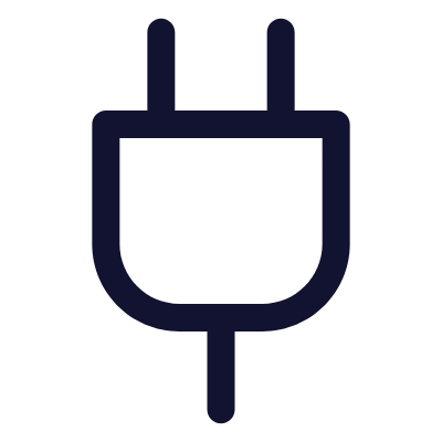 Plug, Animated Icon, Outline