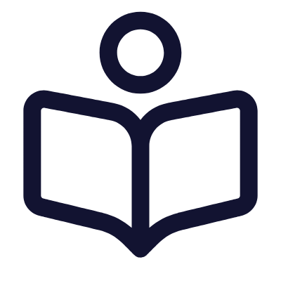 Avatar Book, Animated Icon, Outline