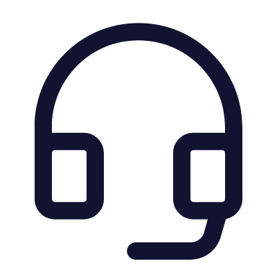 Headset Microphone, Animated Icon, Outline