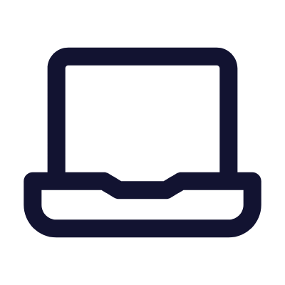 Laptop, Animated Icon, Outline