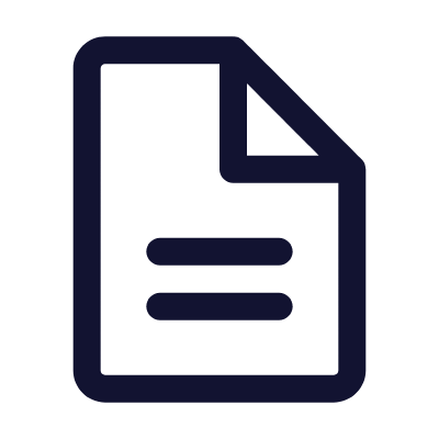 Document, Animated Icon, Outline