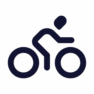 Cycling, Animated Icon, Outline