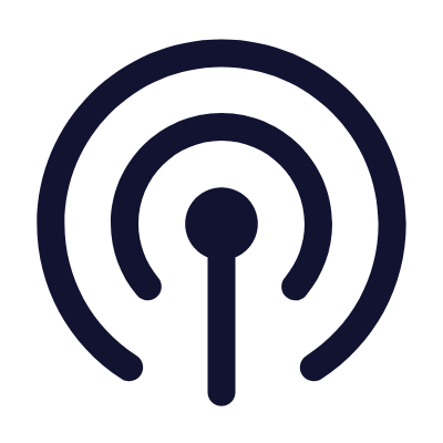 Antenna, Animated Icon, Outline