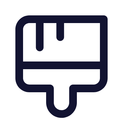 Brush, Animated Icon, Outline