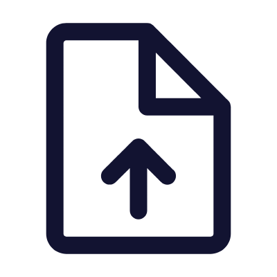 File Upload, Animated Icon, Outline