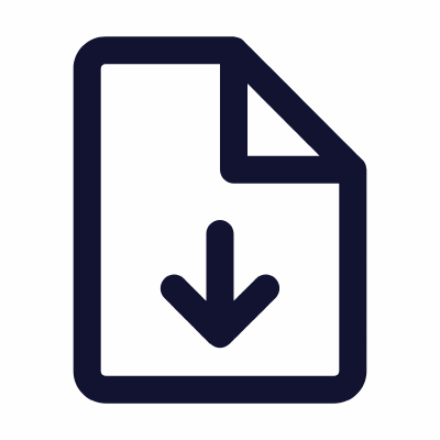 File Download, Animated Icon, Outline