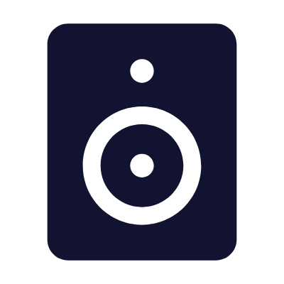 Speaker, Animated Icon, Solid