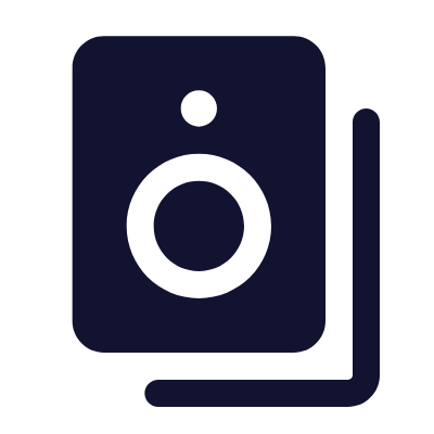 Speakers, Animated Icon, Solid