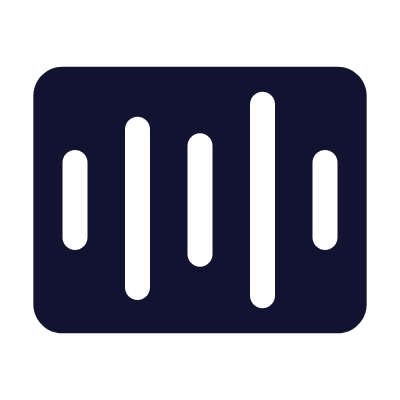 Sound Waves, Animated Icon, Solid