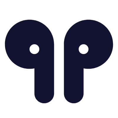 Earbuds, Animated Icon, Solid