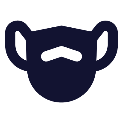 Medical Mask, Animated Icon, Solid