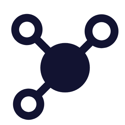 Hub Network, Animated Icon, Solid