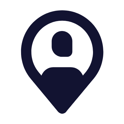 Location Pin User, Animated Icon, Solid