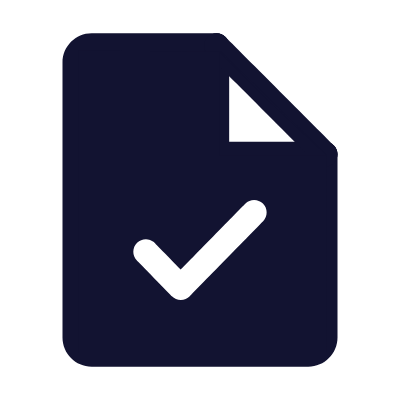 File Check, Animated Icon, Solid