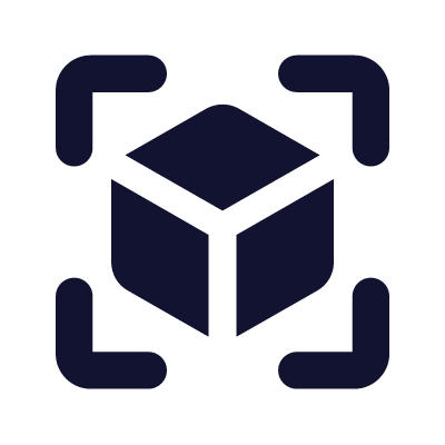 Cube AR, Animated Icon, Solid