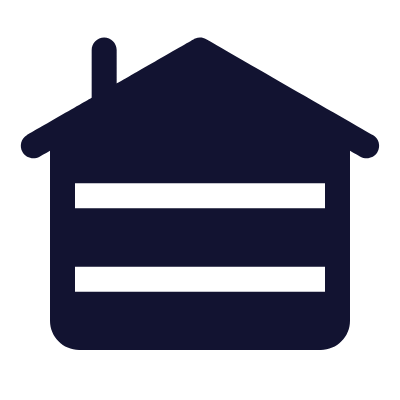 Cabin, Animated Icon, Solid