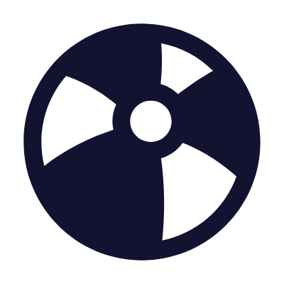 Beach Ball, Animated Icon, Solid