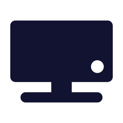 TV, Animated Icon, Solid