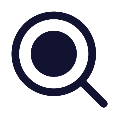 Magnifier, Animated Icon, Solid