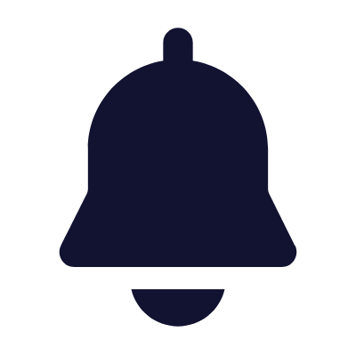 Bell, Animated Icon, Solid