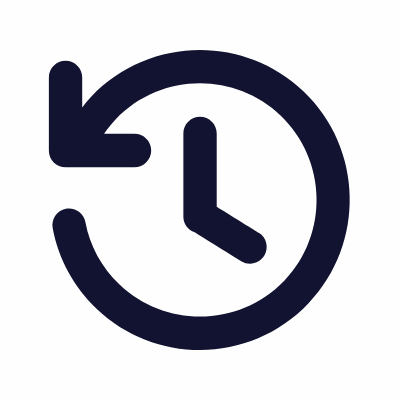 Time Reversed, Animated Icon, Solid