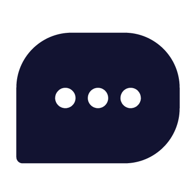 Chat Dots, Animated Icon, Solid