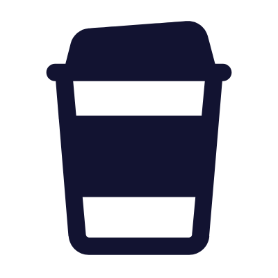 Coffee, Animated Icon, Solid