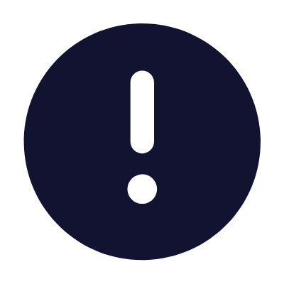Warning Circle, Animated Icon, Solid