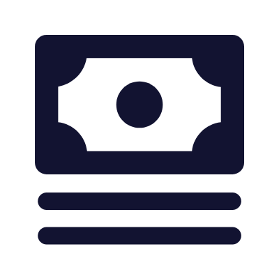 Banknotes, Animated Icon, Solid