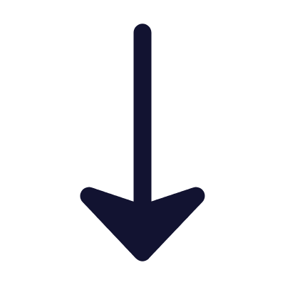 Arrow Down, Animated Icon, Solid