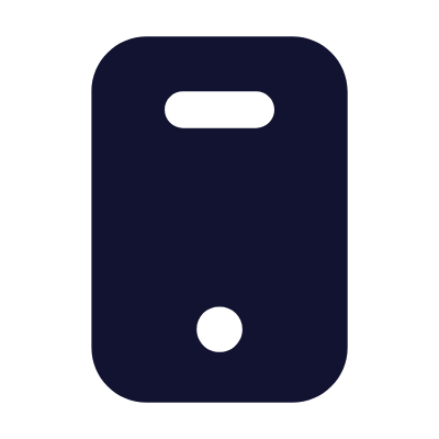Smartphone Button, Animated Icon, Solid