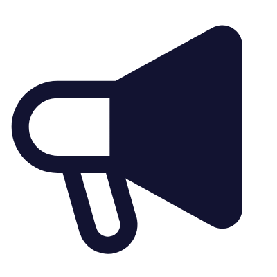 Megaphone, Animated Icon, Solid
