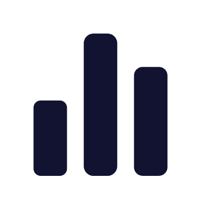 Bar Chart, Animated Icon, Solid