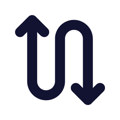Arrow Swap, Animated Icon, Solid