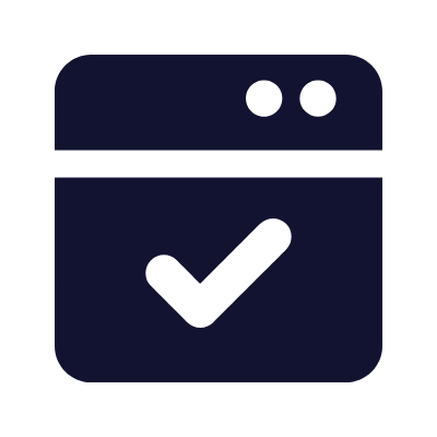 Domain Verification, Animated Icon, Solid