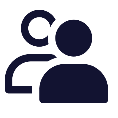 Two Avatars, Animated Icon, Solid